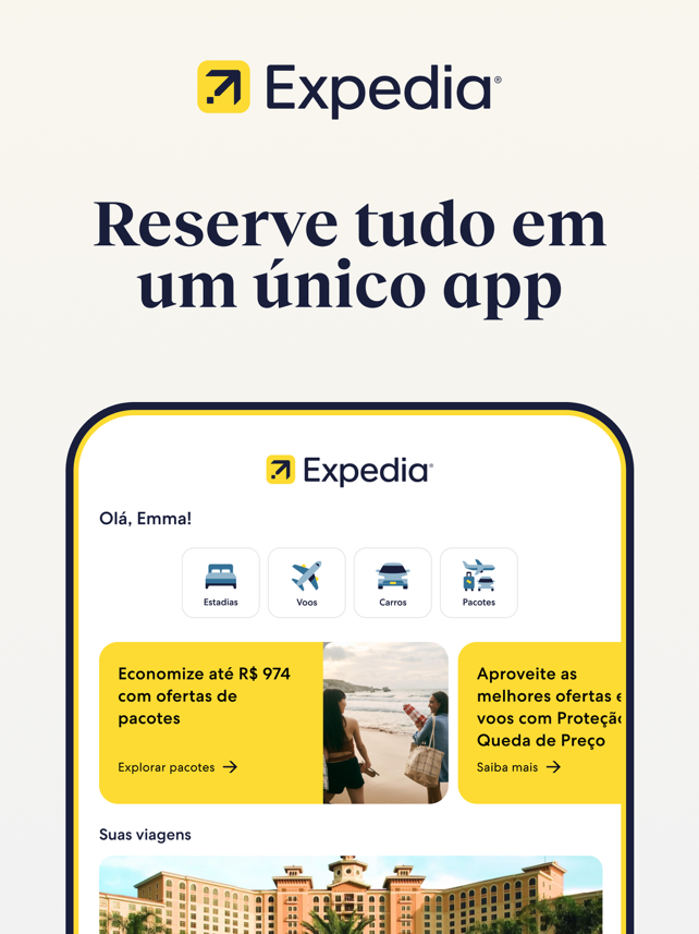 Expedia: viagem, hotel, voo Screenshot