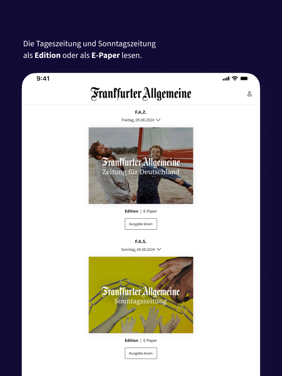 Screenshot #5 pour F.A.Z. Kiosk - App zur Zeitung