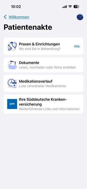 SDK Gesundheit Digital screenshot 2