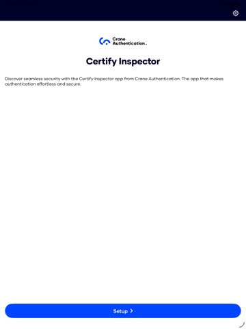 Certify Inspector iPad screenshot
