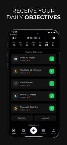 Victor - Life Reset & AI Coach iPhone screenshot