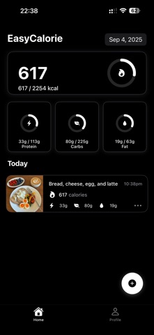 EasyCalorie: Snap & Track Cal Screenshot 1 of 5