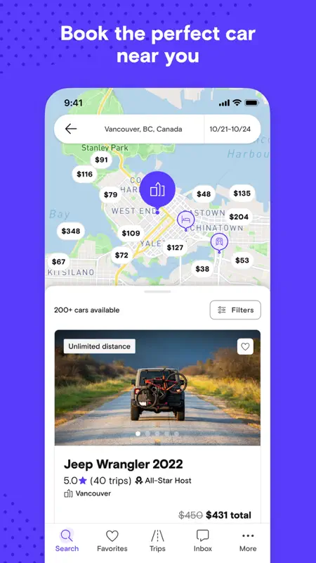 Turo — Better car rental screenshot 1 of 7