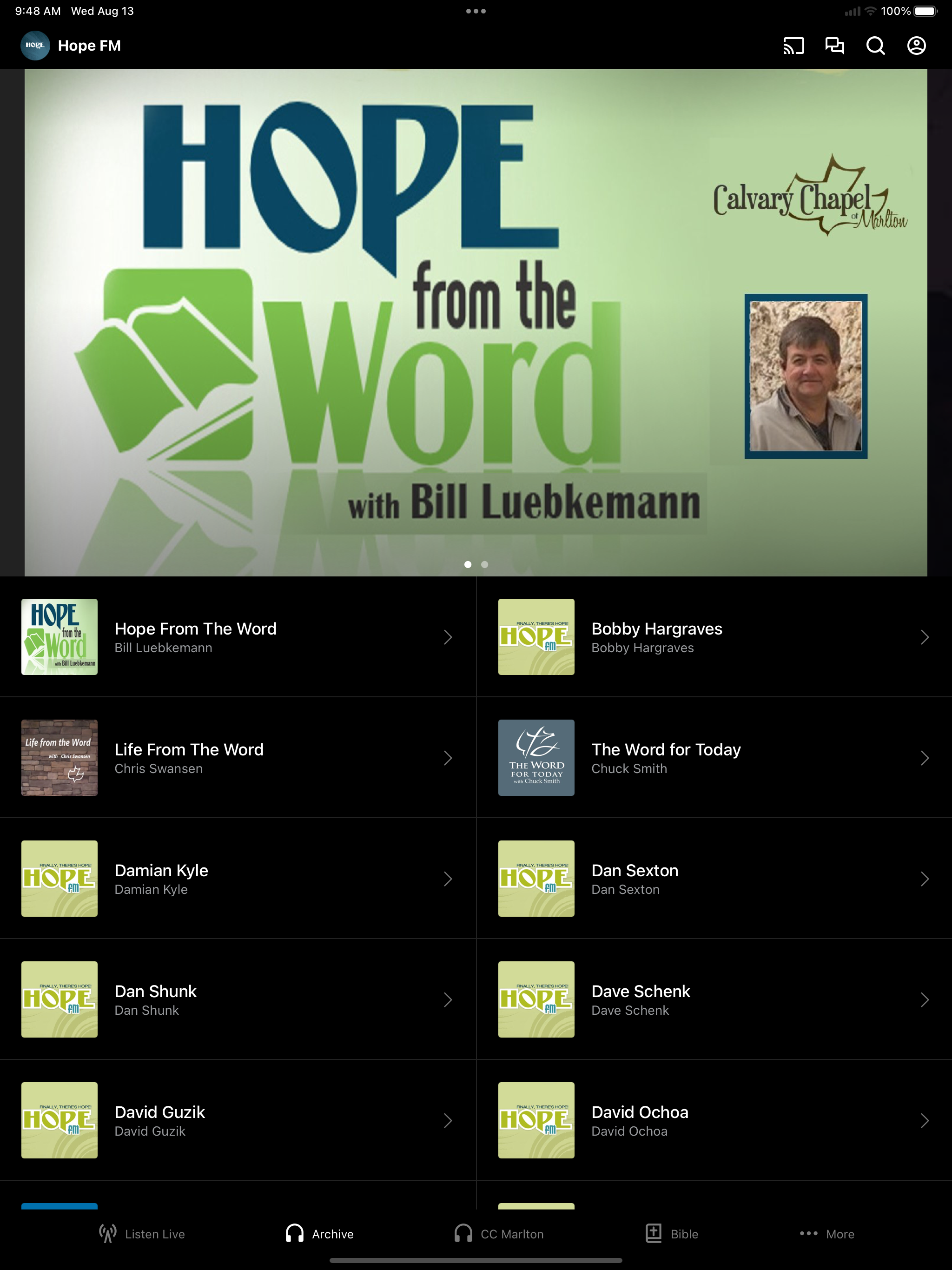 Hope FM screenshot 6