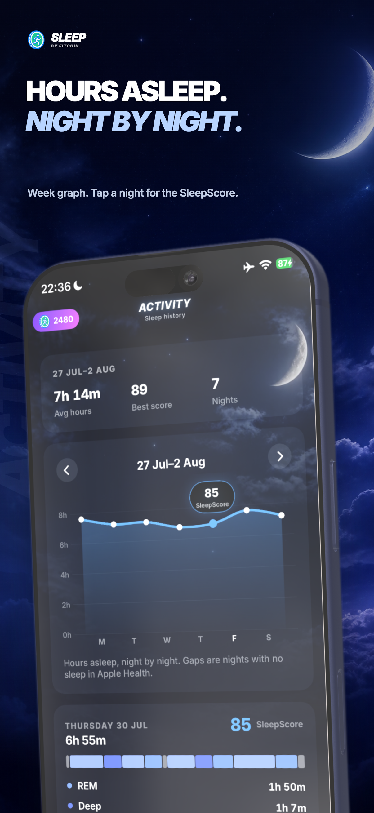 Sleep by Fitcoin screenshot 4