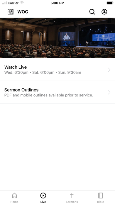World Outreach Church Screenshot