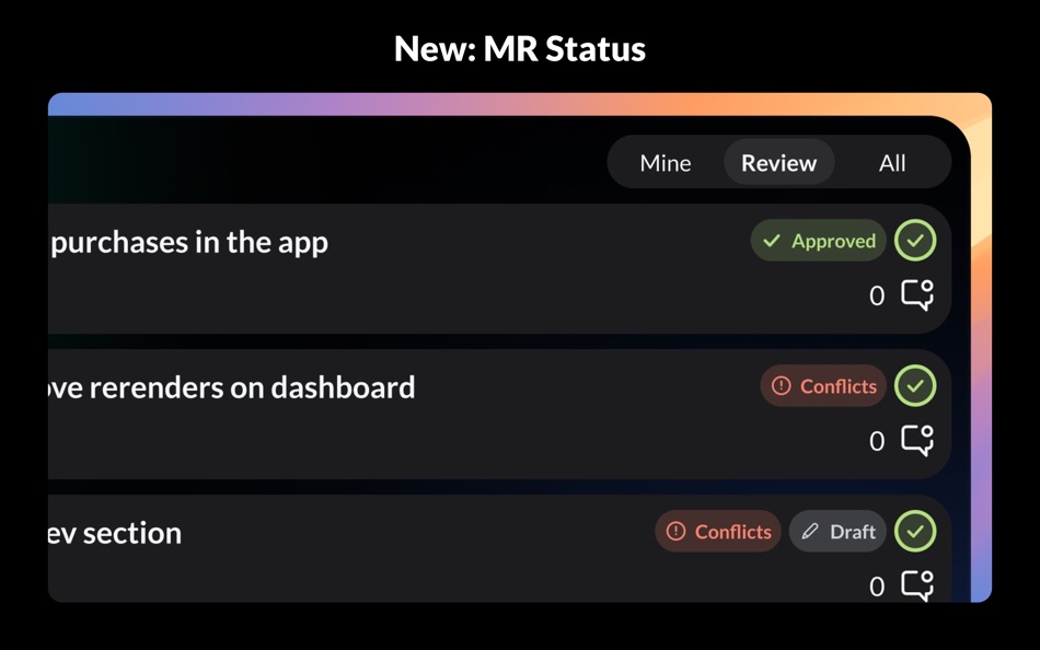 #3. GitBar (macOS) De: Thomas Lamars