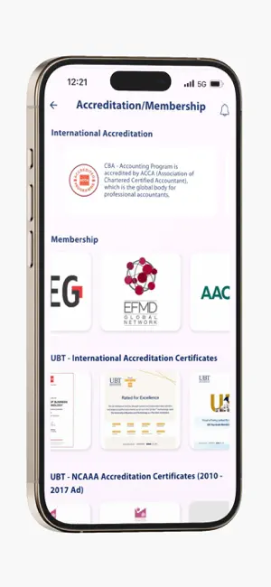 MyUBT screenshot 2