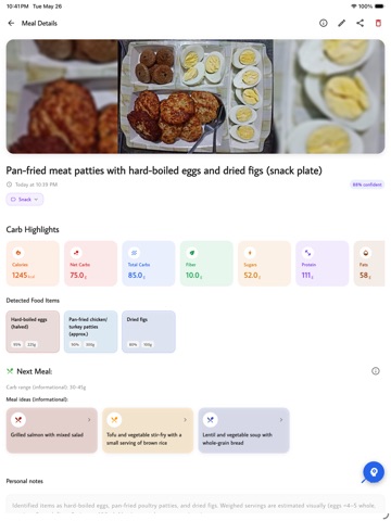 AiDia - Diabetes AI Assistant iPad screenshot