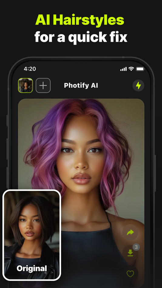 #5. Photify AI: Photo & Video Gen (iOS) بواسطة: Ex-human, Inc