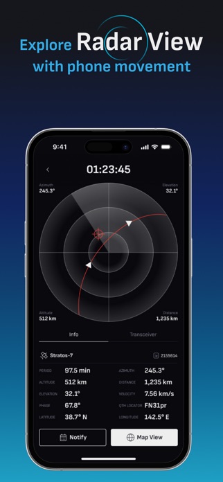 Satellite Tracker ISS Live Map Screenshot 6 of 8