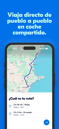 Captura de pantalla de BlaBlaCar: Viaja Por Menos en iPhone 4