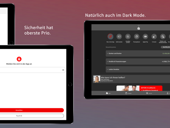 Sparkasse  Ihre mobile Filiale iPad app afbeelding 5