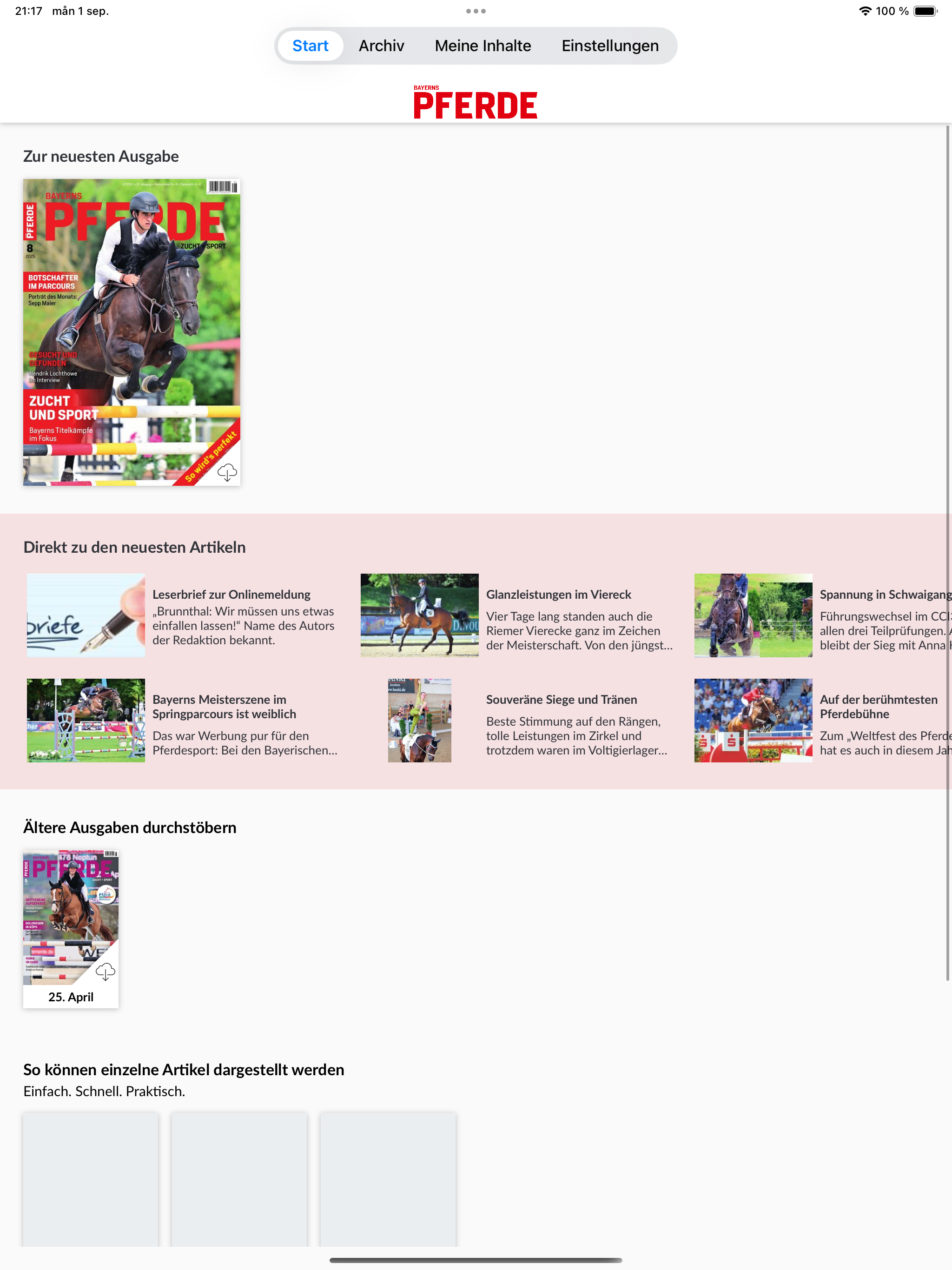 BAYERNS PFERDE E-Paper screenshot 3