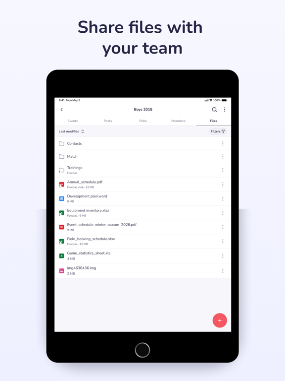 Hoopit: Organiserer idrett iPad screenshot 7 - Sports app