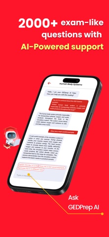 GED® Practice Test Prep 2026 iPhone screenshot