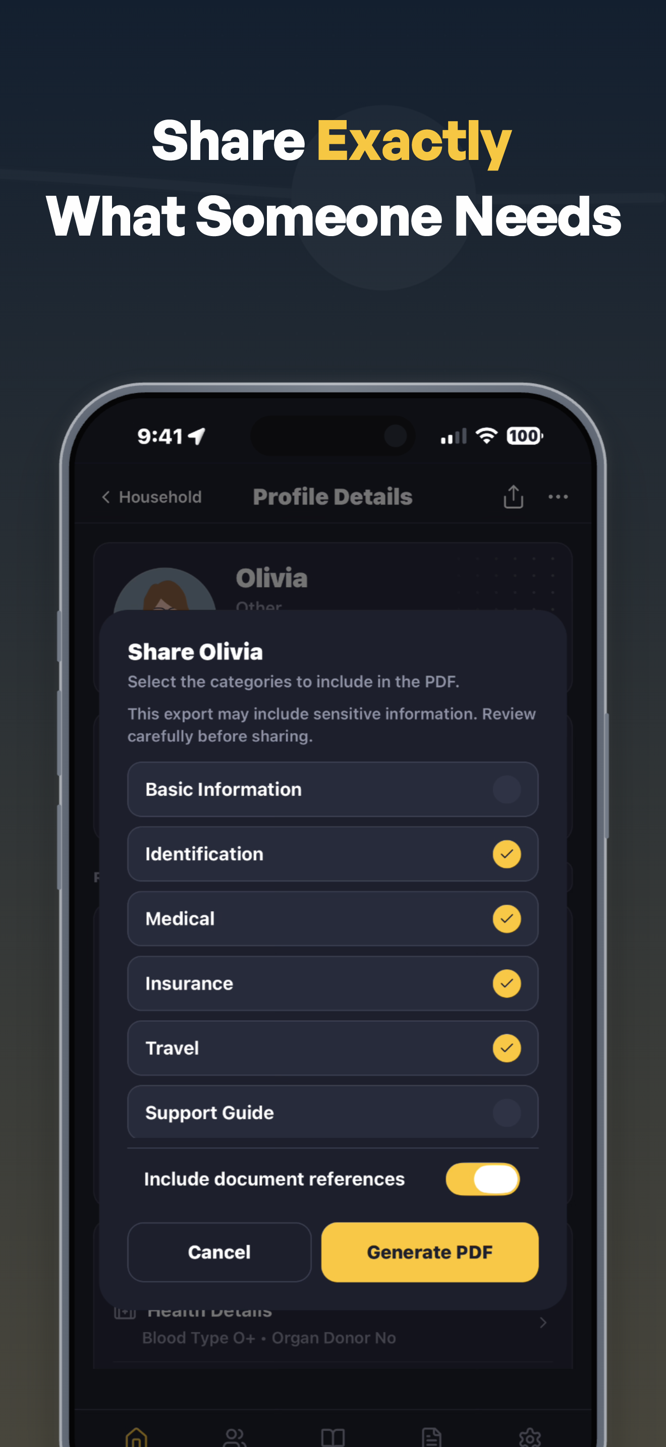 LifeVault: Family Organized screenshot 10