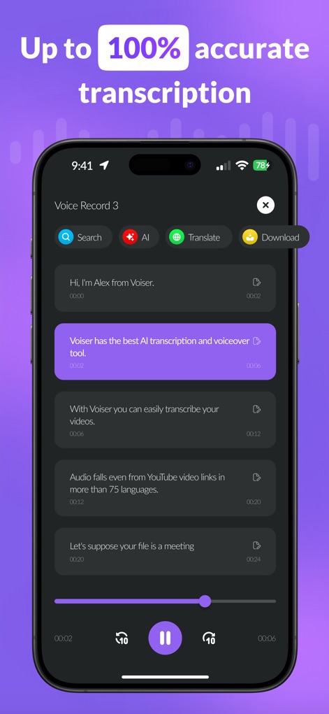 Speech to Text: Transcribe AI - Utilities App | MWM