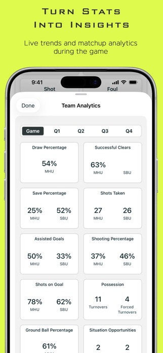 LaxStatTracker Screenshot 2 of 5