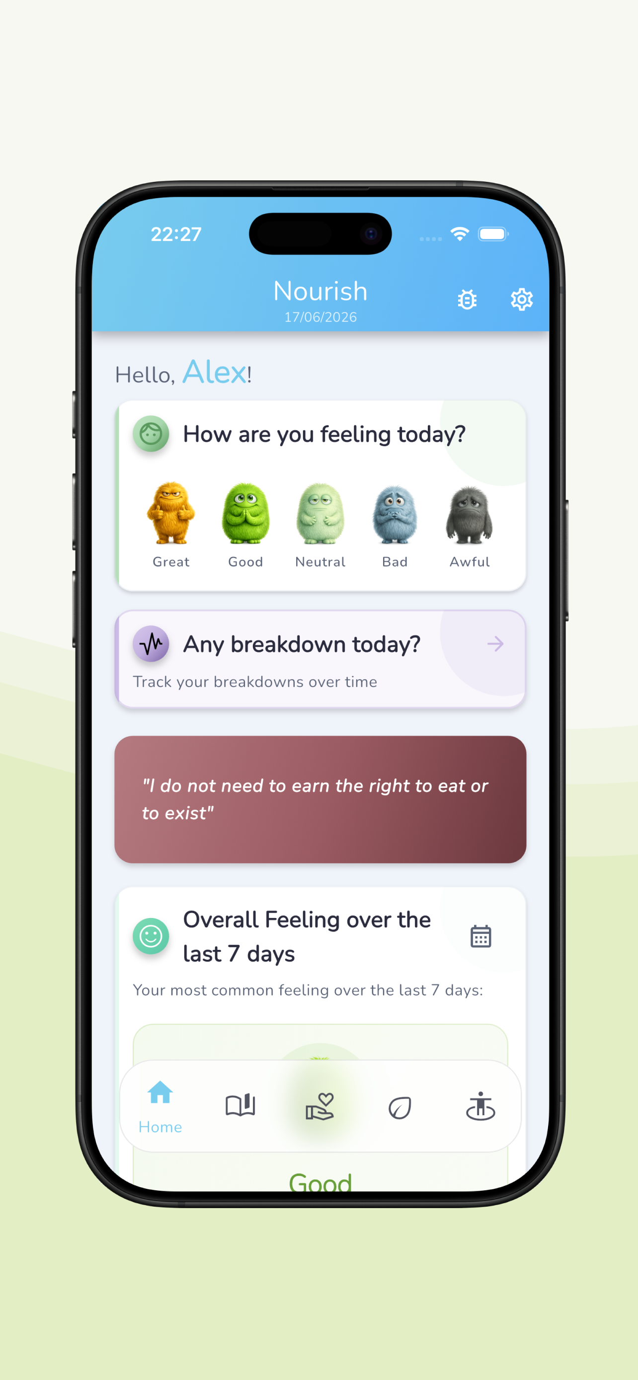 Nourish - Eating Disorder Help screenshot 7