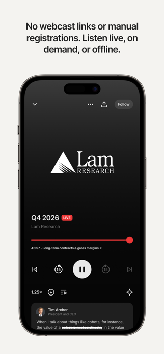 Quartr: Financial Research Screenshot 2 of 10