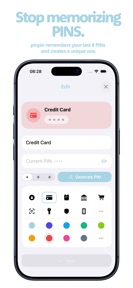 pinpin - Simple PIN Manager screenshot
