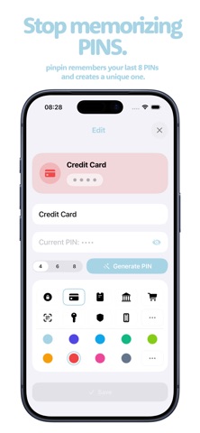 pinpin - Simple PIN Manager screenshot