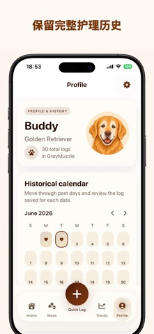 GreyMuzzle 老年犬护理 screenshot