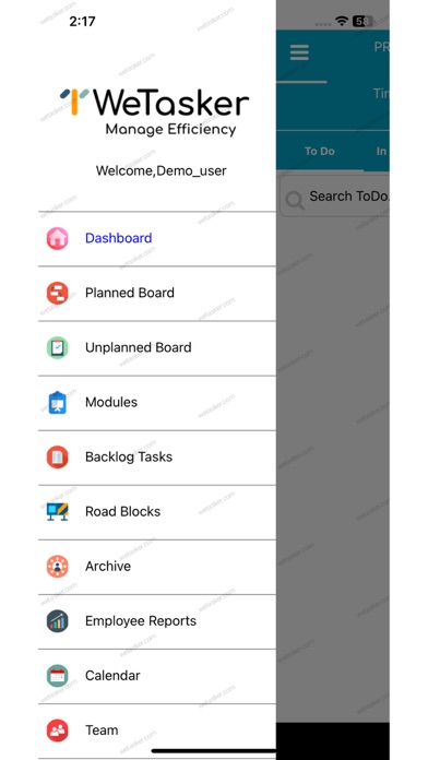 WeTasker Screenshot