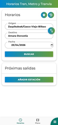 Horarios Tren, Metro y Tranvía iPhone screenshot