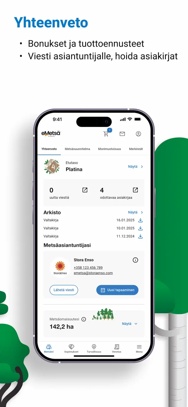 Screenshot #3 pour eMetsä Mobiili