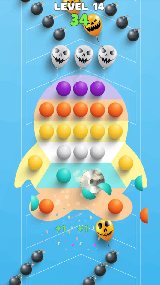 #2. Bubble Pop - Balloon Pop Slice (iOS) 由: Hoang Thi Na