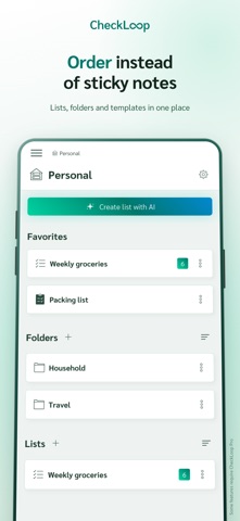 CheckLoop: Reusable Checklists Screenshot 10 of 10