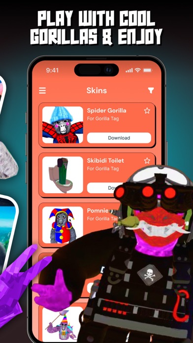 Mods, Maps & Skins Gorilla Tag Screenshot