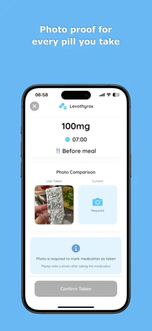 PillCam  - medication list