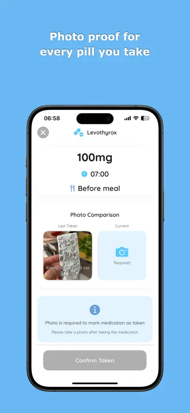Pillcam Reminder: Med Tracker screenshot 1