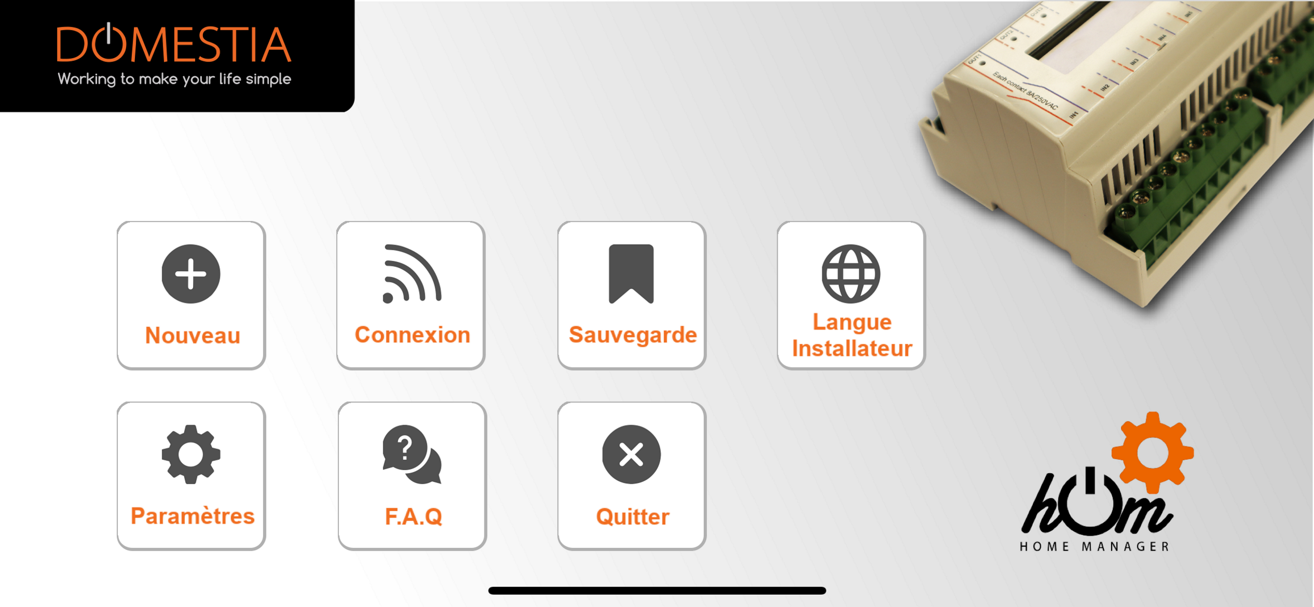 Domestia Home Manager