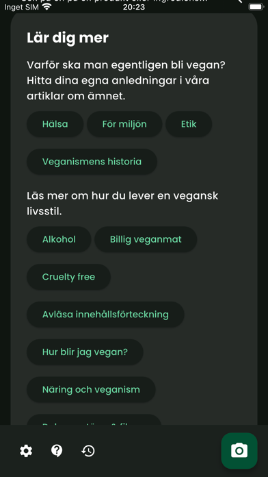 VeganAid app screenshot 3
