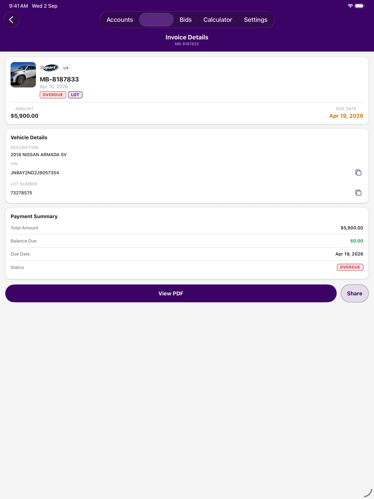 Screenshot 9 of BidCentral