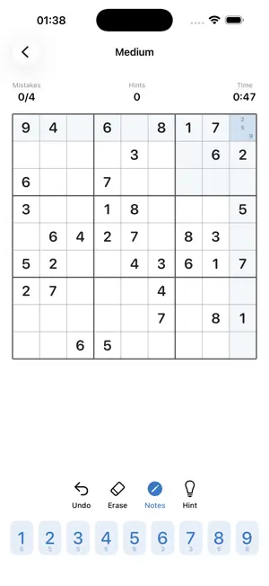 Sudoku: Number Logic Puzzle screenshot 3