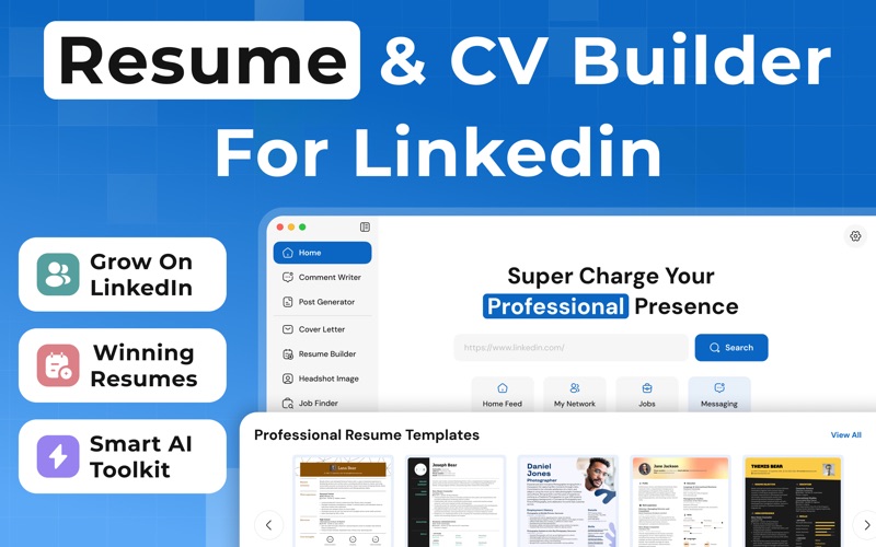 App For Linkedin & CV Maker screenshot