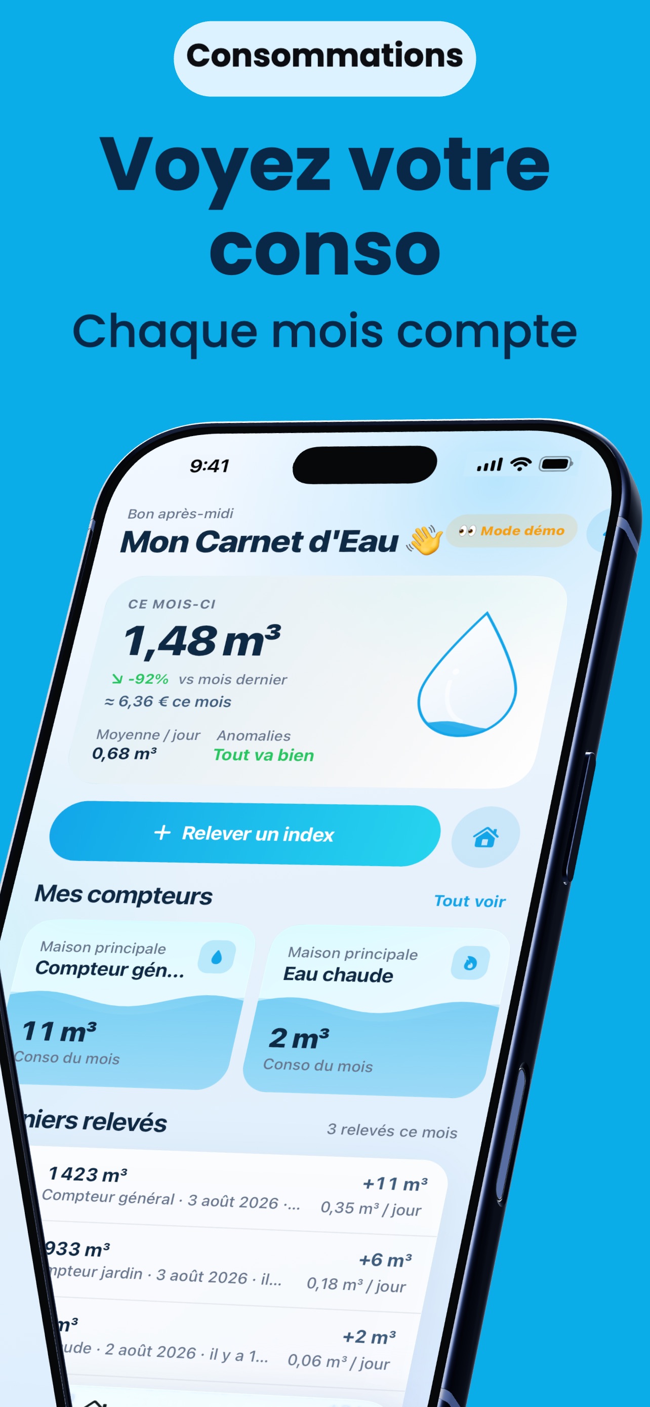 Screenshot 2 of Mon carnet d'eau