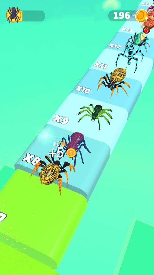 #6. Spider Evolution: Running Game (iOS) By: Tariq Mehmood