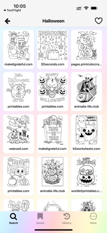 Coloring Page Search & Print Screenshot 3 of 3