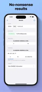 DNS Inspector screenshot #2 for iPhone
