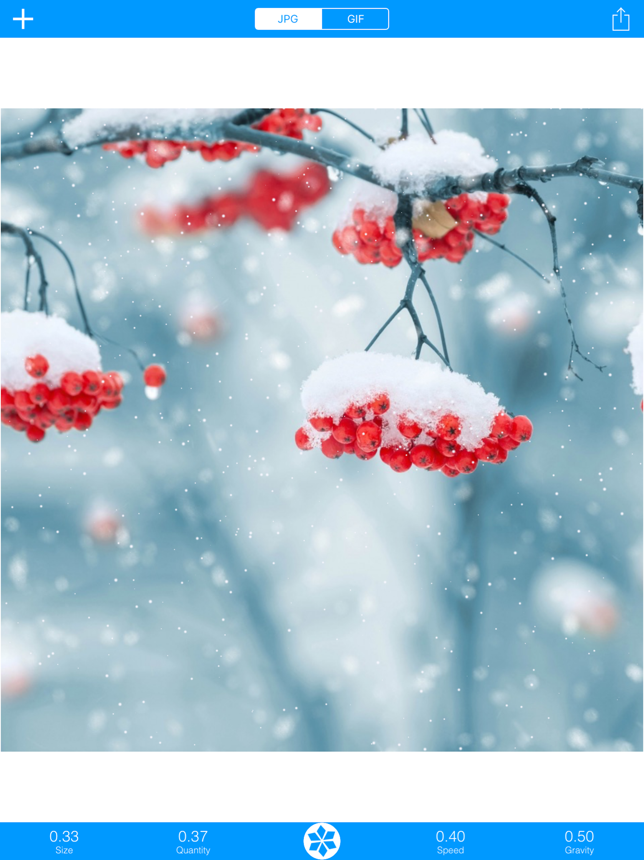 Snowing: GIF&JPG screenshot 5