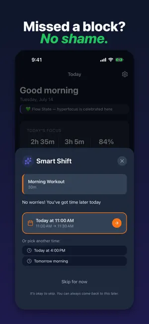 Focura: ADHD Time Blocking screenshot 4