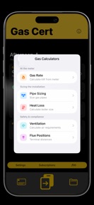 GasCert: CP12 Gas Certificates screenshot