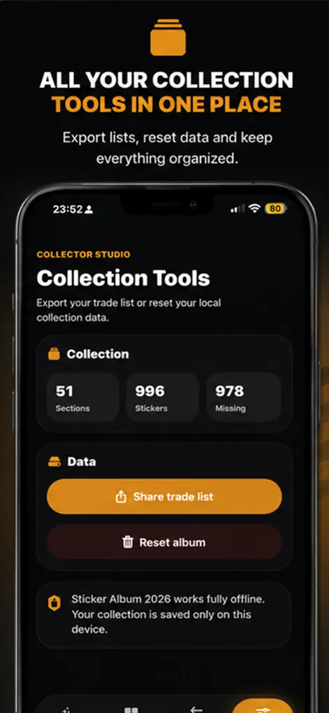 Sticker Album Tracker (2026) - Productivity App | MWM