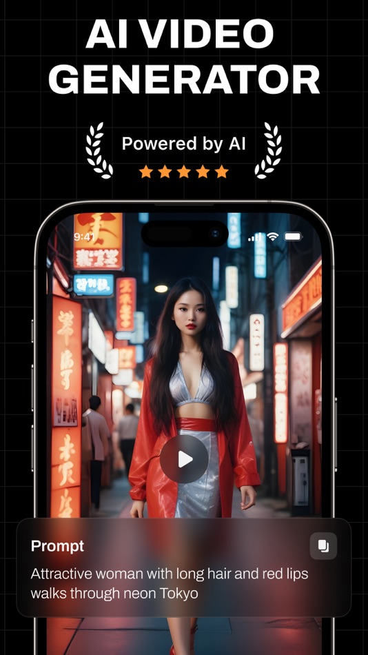#1. Create Video: AI Generator App (iOS) By: Devran Oral